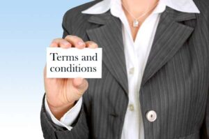 Payment and Terms page